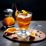 Французский кленовый чай - коктейль с коньяком и кленовым сиропом